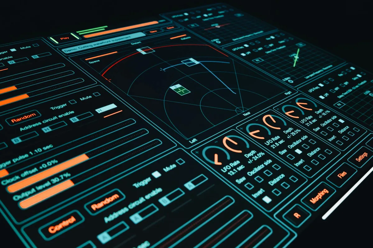 Interfaccia digitale dinamica con elementi interattivi e controlli