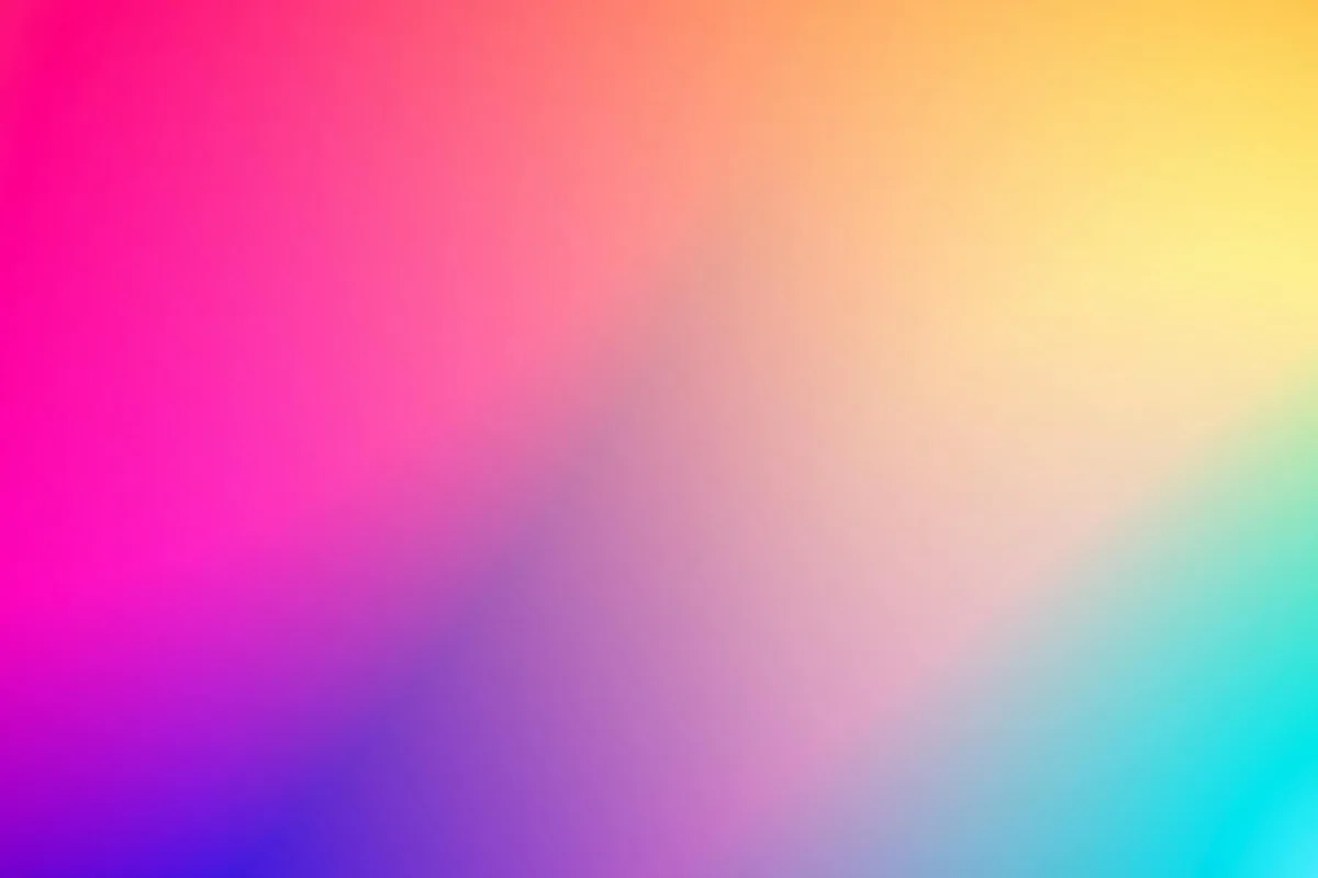 Fusione fluida di tonalità rosa e giallo vibranti in gradiente morbida per sfondi