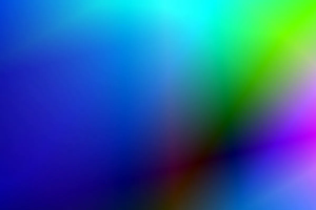 Gradiente astratto colorato con tonalità vivaci di blu, verde e viola